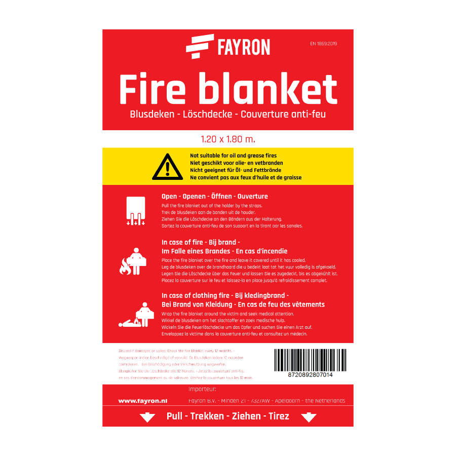 Hardcase blusdeken 120x180cm