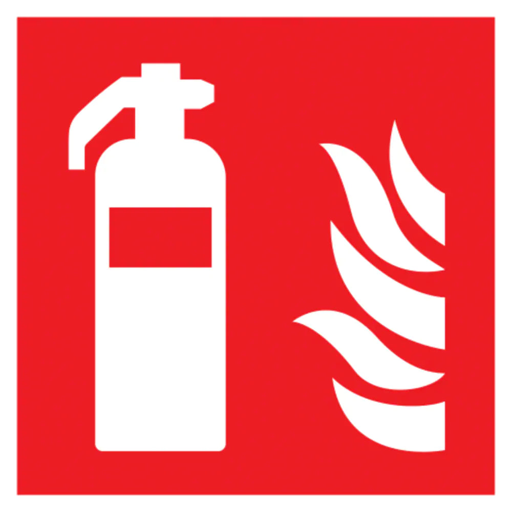 Pictogram brandblusser 200 x 200 mm