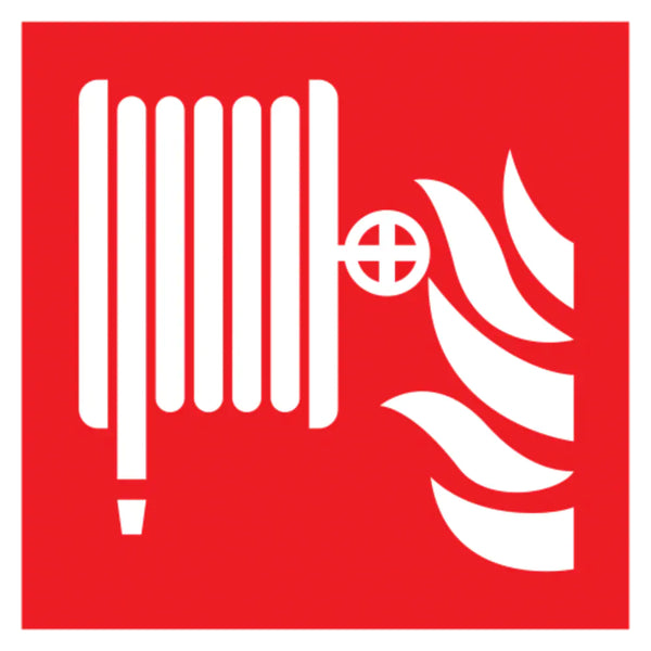 Pictogram brandslanghaspel 200 x 200 mm
