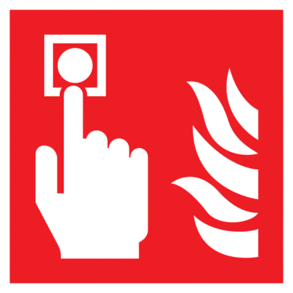 Pictogram voor brandmeldinstallatie 200 x 200 mm