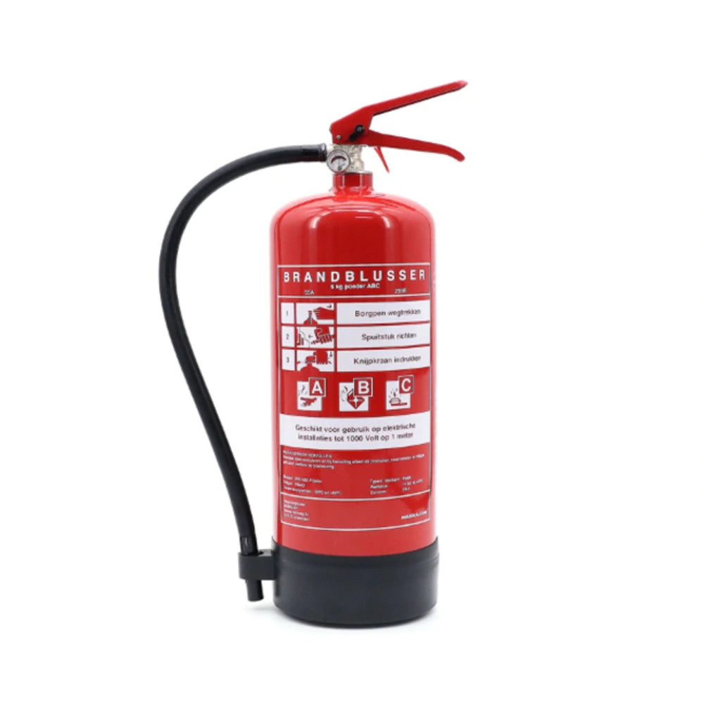 Poederblusser PG6K 6 KG brandklasse A,B en C