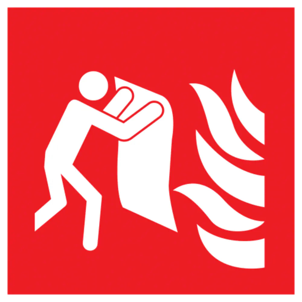 Pictogram blusdeken 150 x 150 mm
